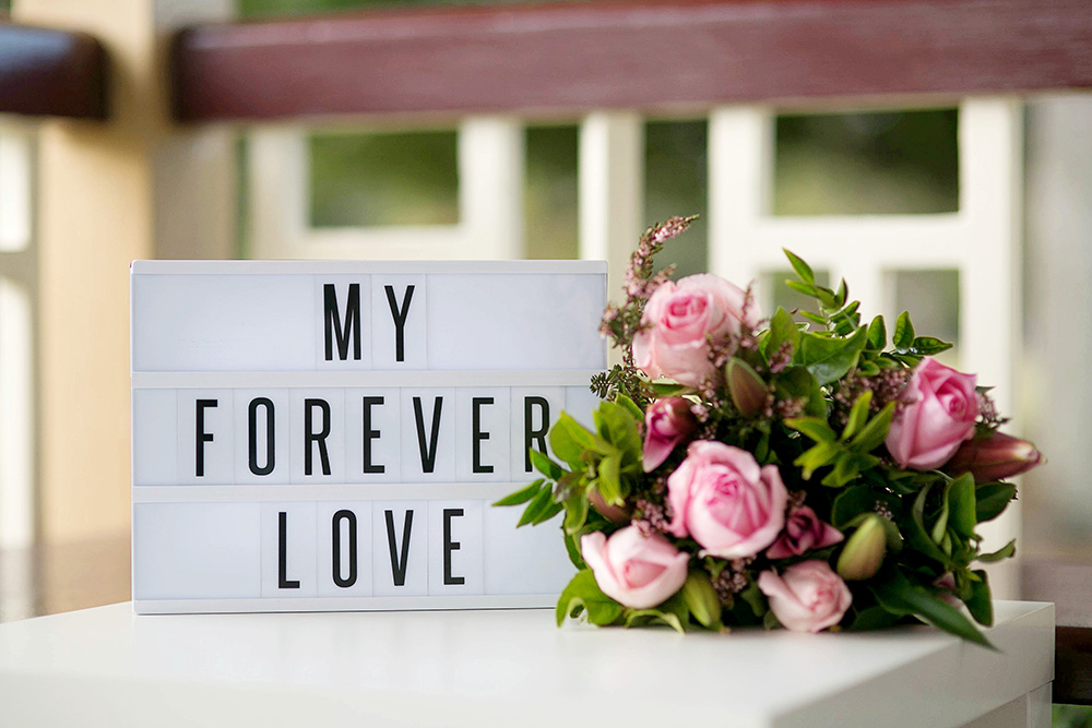 My forever love sign