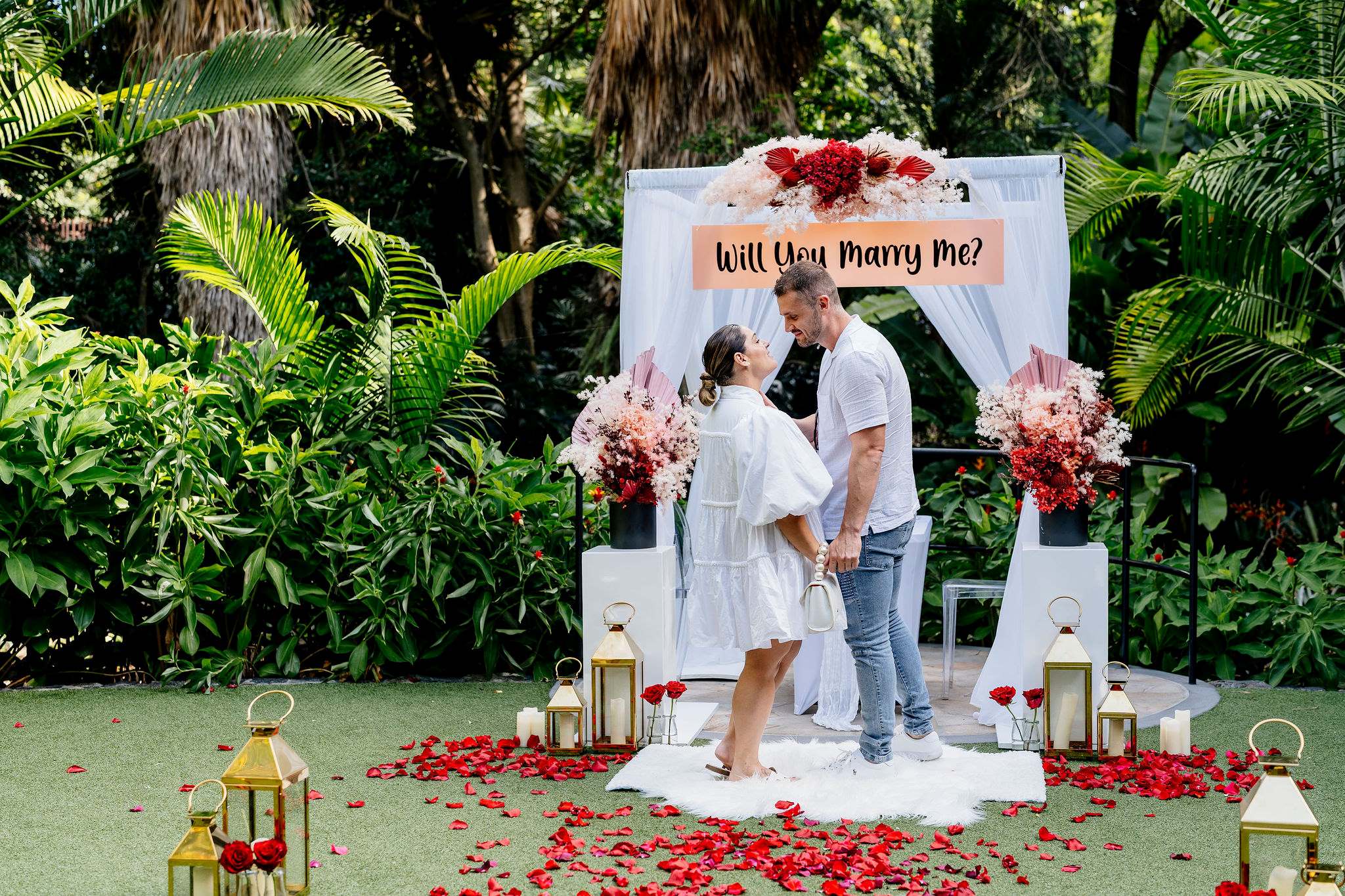 romantic marriage proposal in Brisbane