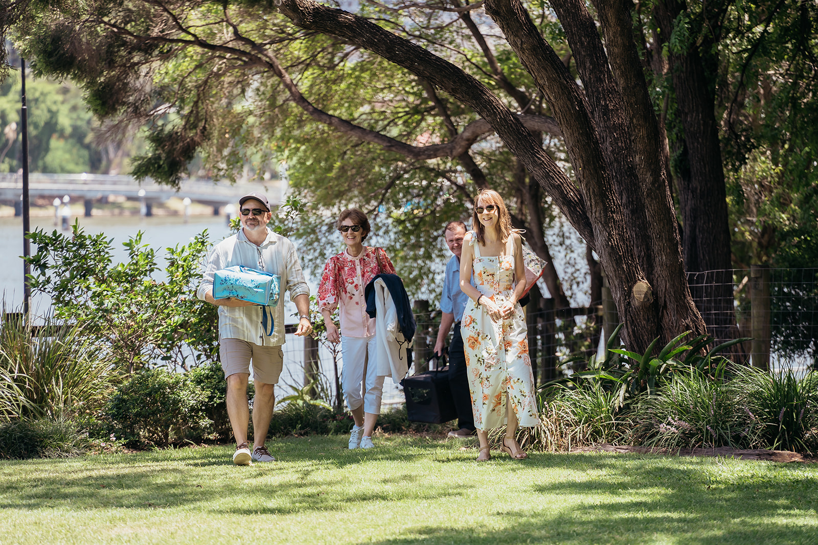 surprised her with their parents at the proposal