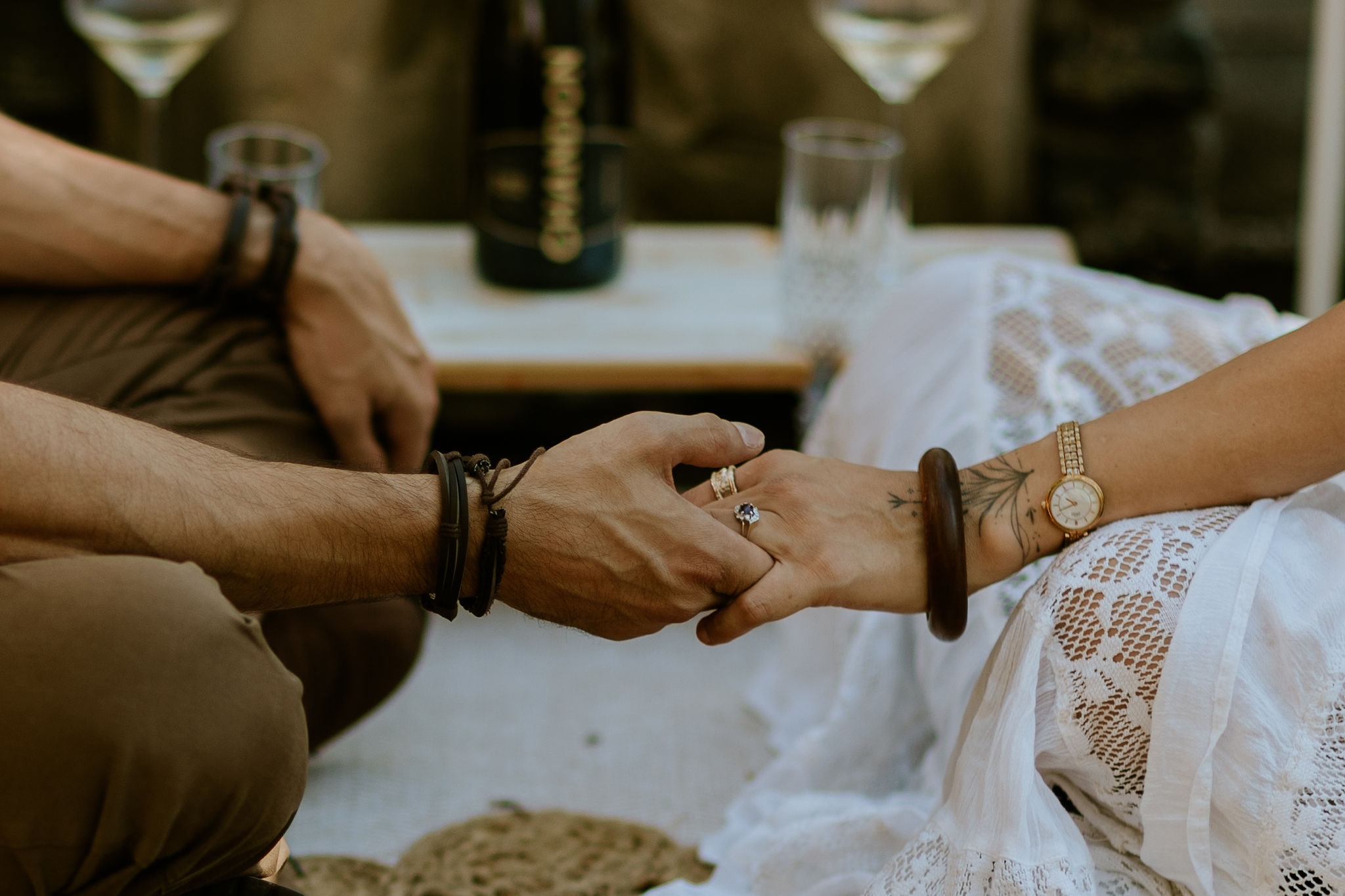 engagement ring at proposal